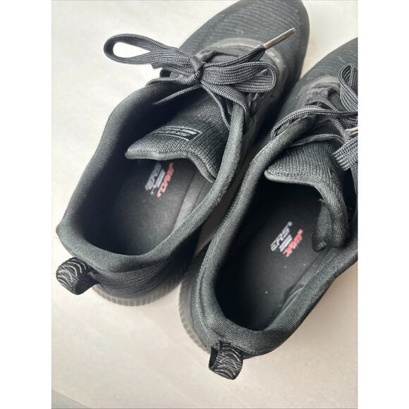 Skechers Bobs Womens Black Athletic Shoe Size 10 Lace Up Comfort Sport Travel - Picture 6 of 10